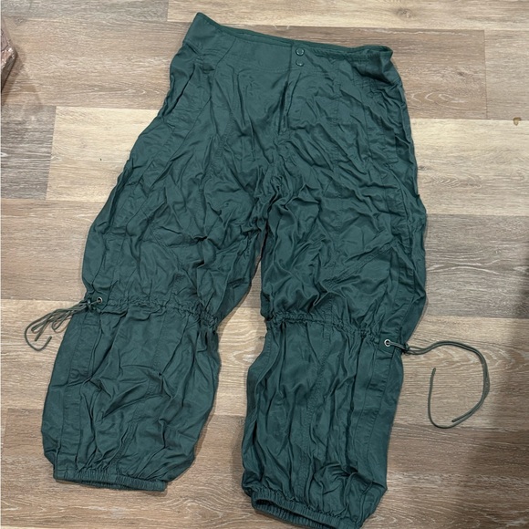 Anthropologie Dark Green Cargo Pants - Picture 2 of 6